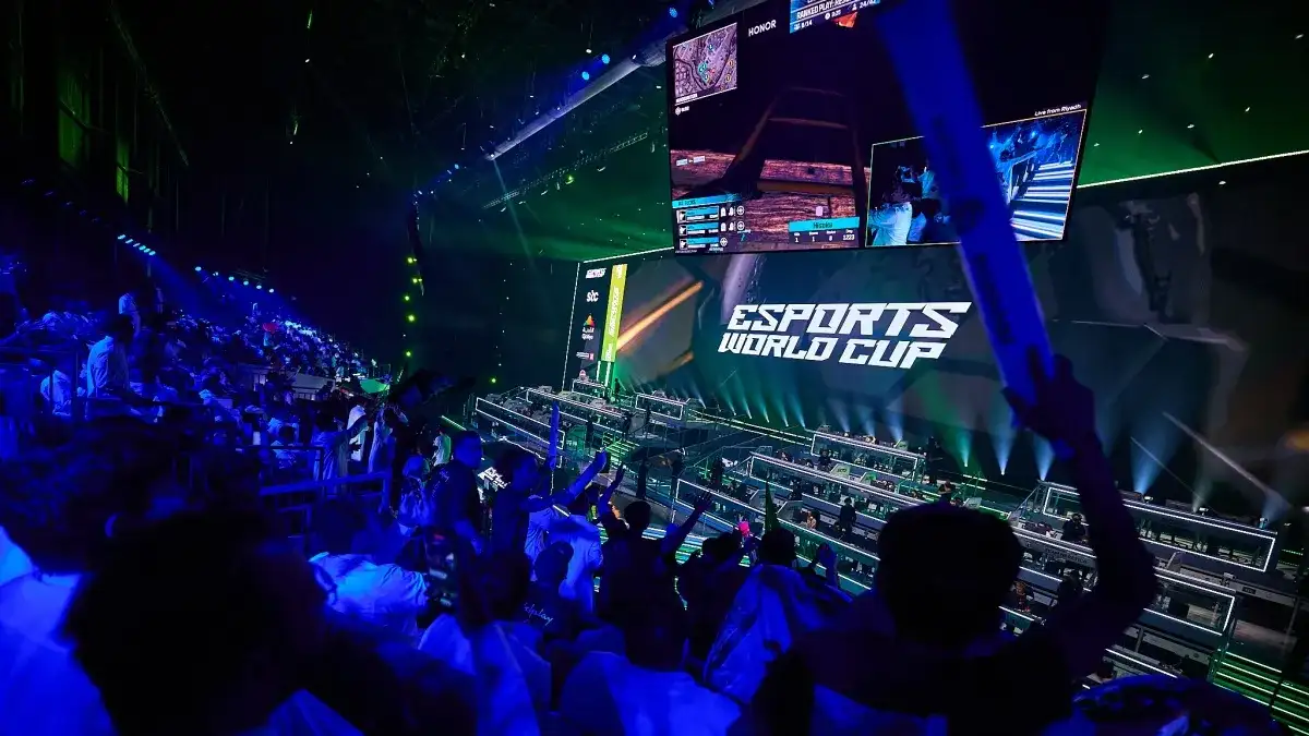 esports world cup arena with crowd