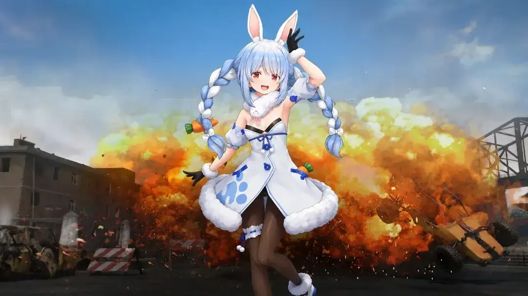 pubg mobile usada pekora skin colaboração: vazamento de silhueta sugere collab com Hololive