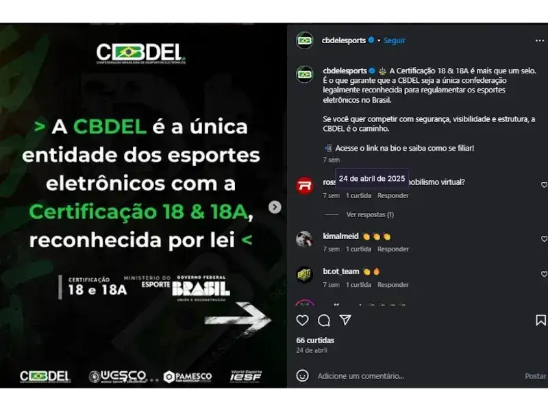 CBDEL perde certificação do Ministério do Esporte por descumprir exigências