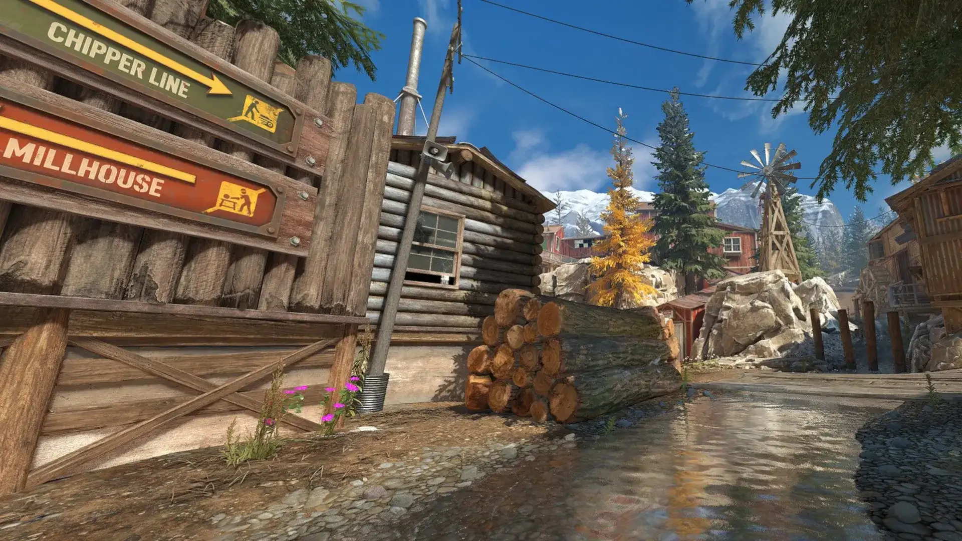 FMPONE revela novo mapa CS2 Splinter: um acampamento madeireiro no Canadá