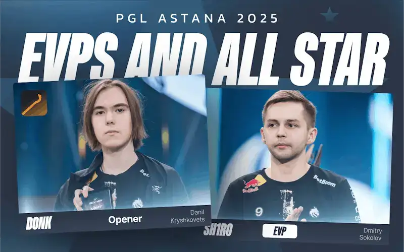 donk lidera como Jogador do Ano, mas desafios persistem no PGL Astana 2025