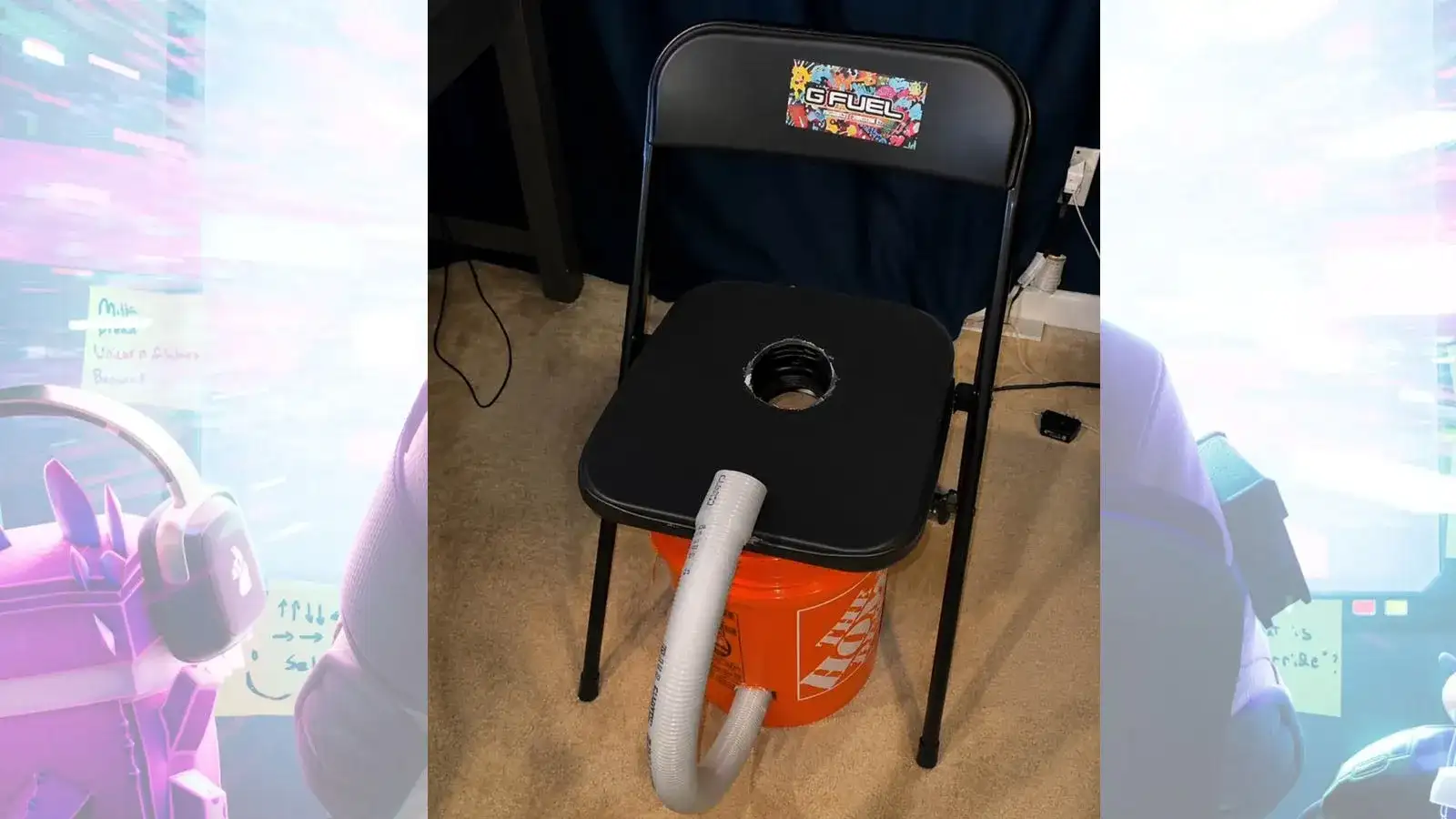 Cadeira Gamer com Vaso Sanitário Reaparece no Facebook Marketplace por US$ 500