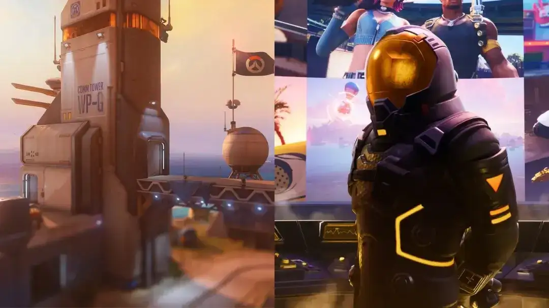 overwatch mapas fortnite crossover trailer: Mapas Icônicos Chegam à Ilha