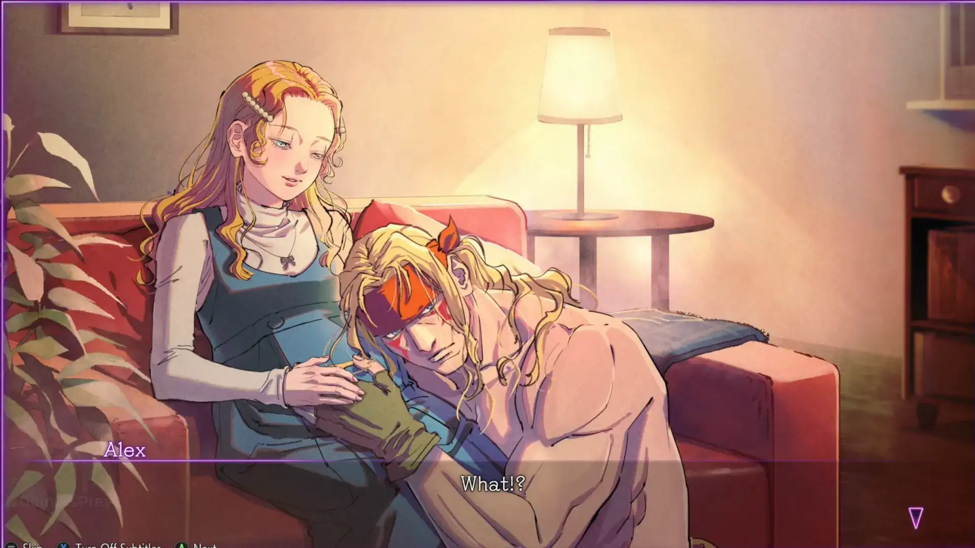 Cena do final de Alex mostrando ele e Patricia juntos