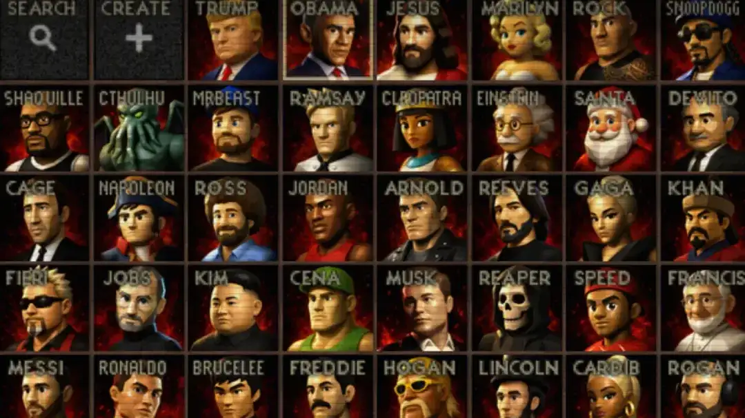 Super Smash Bros no navegador: 1000 lutadores incluem Messi, Taylor Swift e Joe Rogan