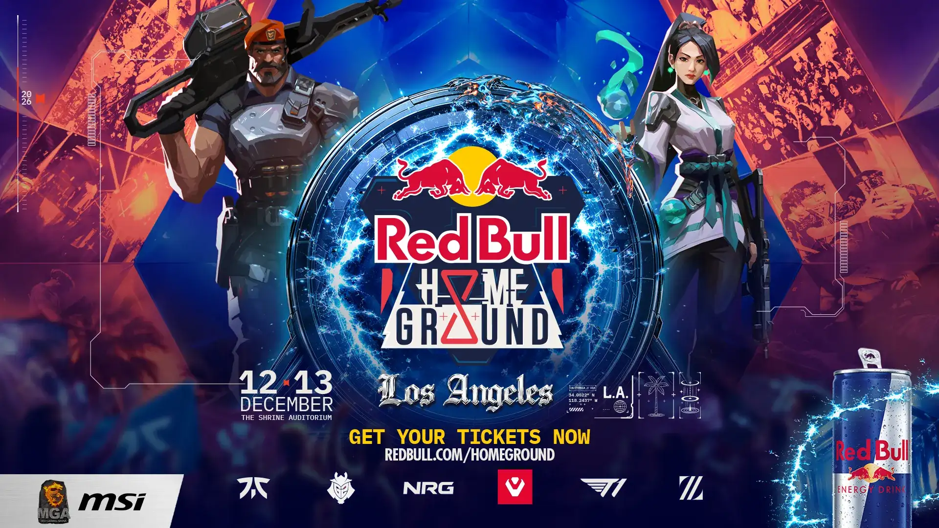 Red Bull Home Ground 2026 em Los Angeles: Sexta Edição do Torneio de VALORANT Chega aos EUA