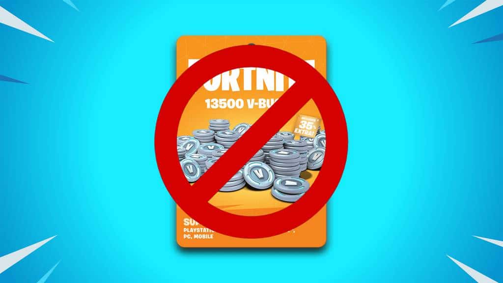 Fortnite substitui cartões de V-Bucks após seis anos