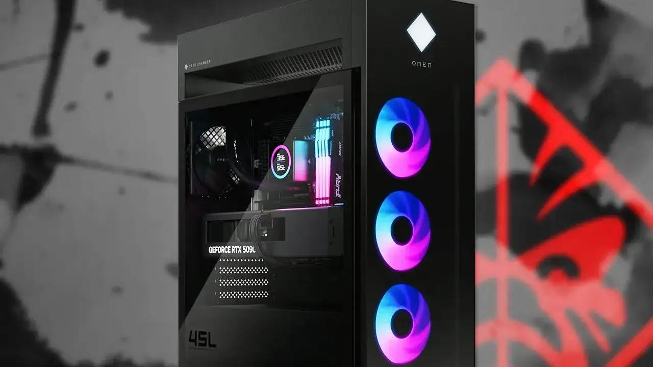 PC Gamer HP OMEN 45L com RTX 5090 sai mais barato que a placa de vídeo sozinha