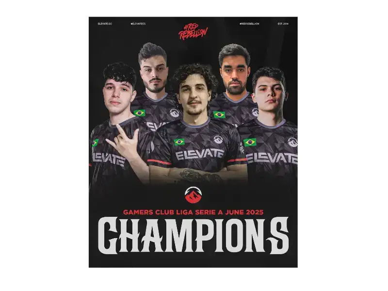 Elevate faz história ao vencer a Série A da Gamers Club em junho